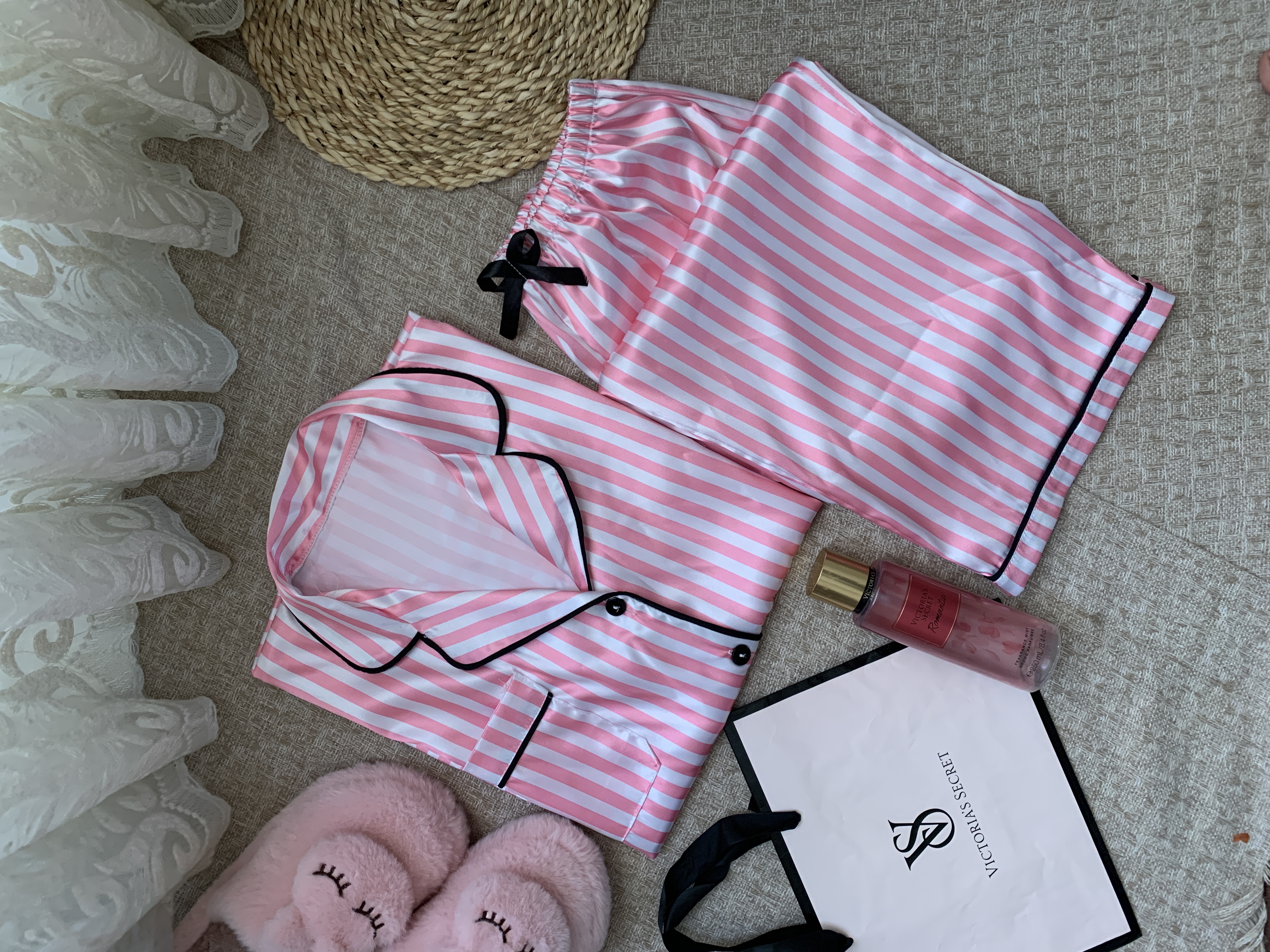 کت آستین کوتاه و پیژامه ویکتوریاسکرت