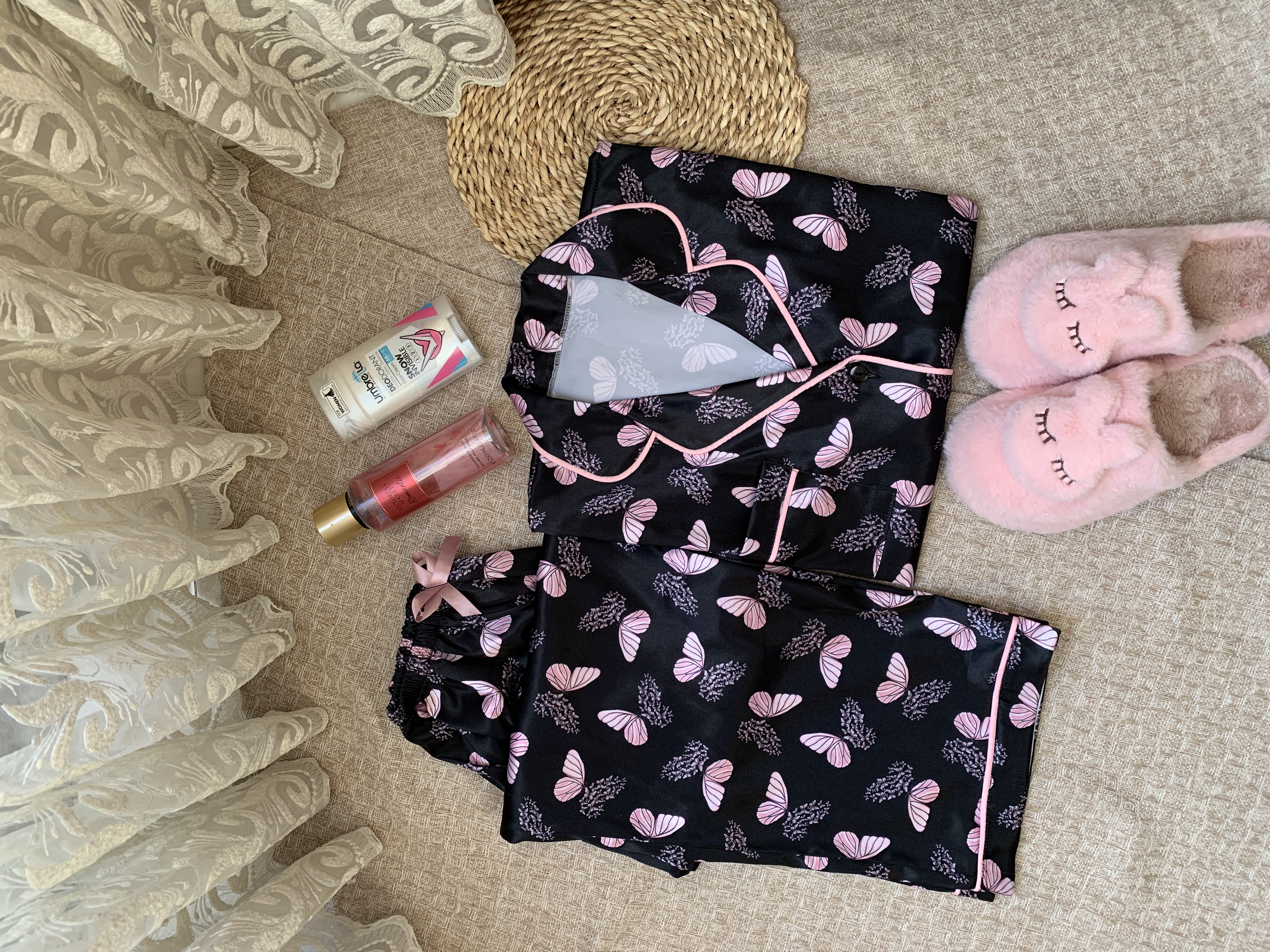 پیراهن مغزی دوزی و پیژامه dream