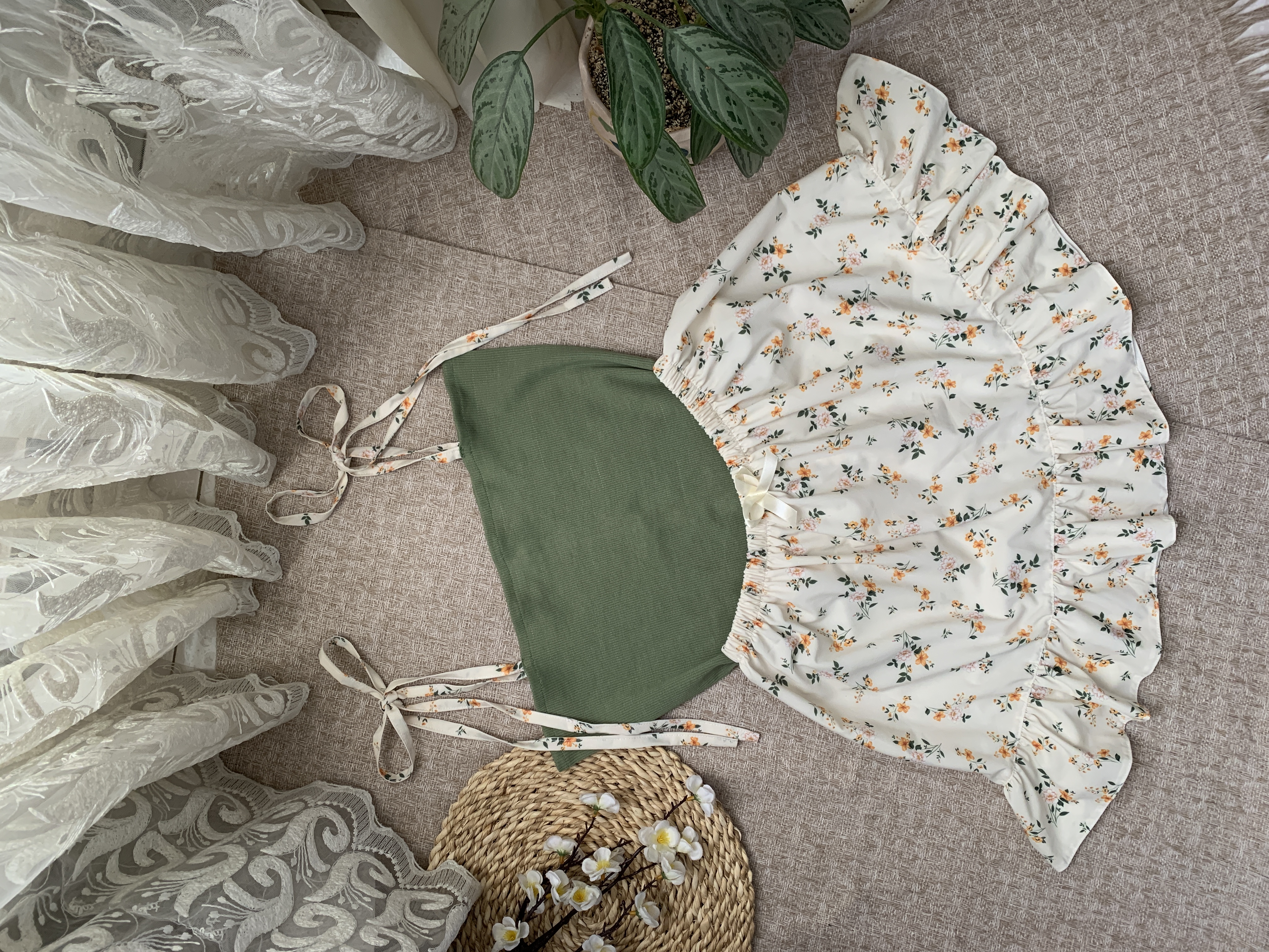 ست کراپ دامن بهارناز