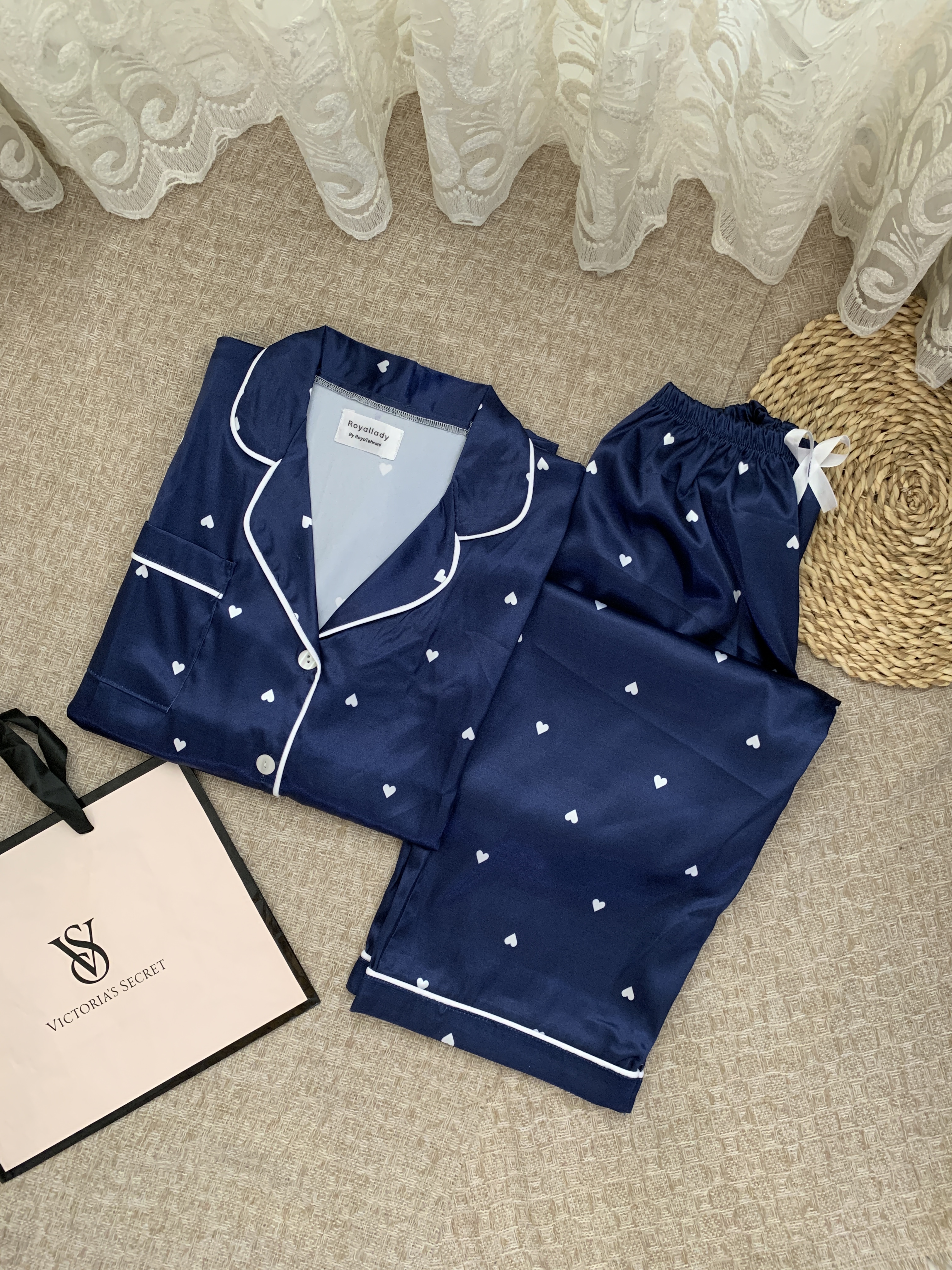 پیراهن مغزی دوزی و پیژامه شالی