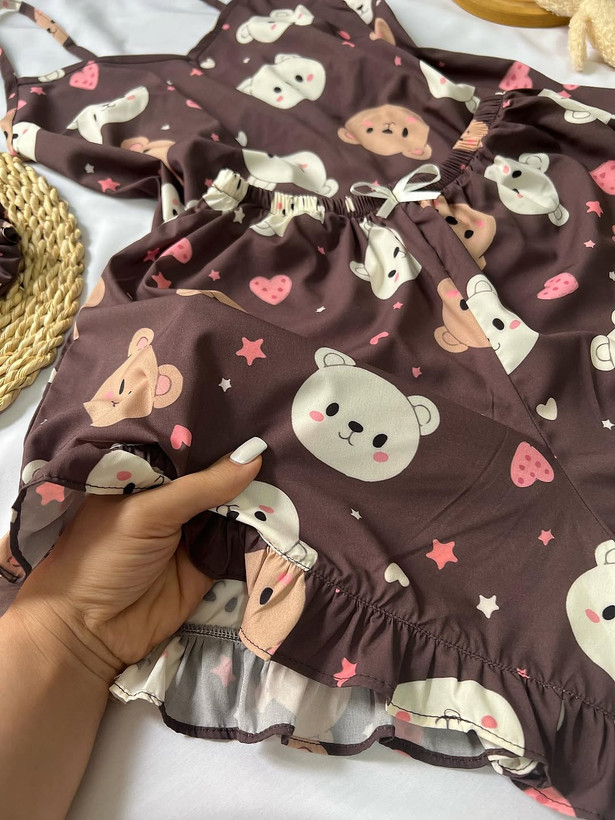 تاپ و شورتک بوگاتی طرح نونو/پک 6تایی/(عمده)