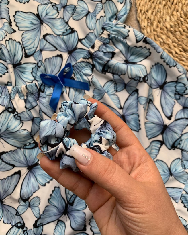 تاپ شورتک بوگاتی پروانه آبی/پک 6تایی/(عمده)